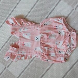Halloween Ghost Romper - Pink